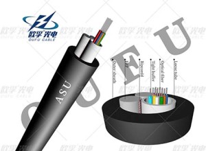 80/120 MINI ADSS 2-12 core optic fiber cable  ASU mini Apọ́